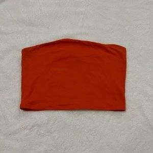 Orange Garage going out crop top